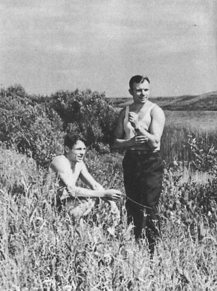 Boris and Yuri Gagarin