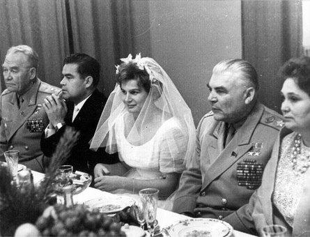 Valentina Tereshkova and Andrian Nikolayev