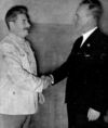 Stalin and Ribbentrop