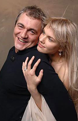 С третьей женой, Александрой Шевченко